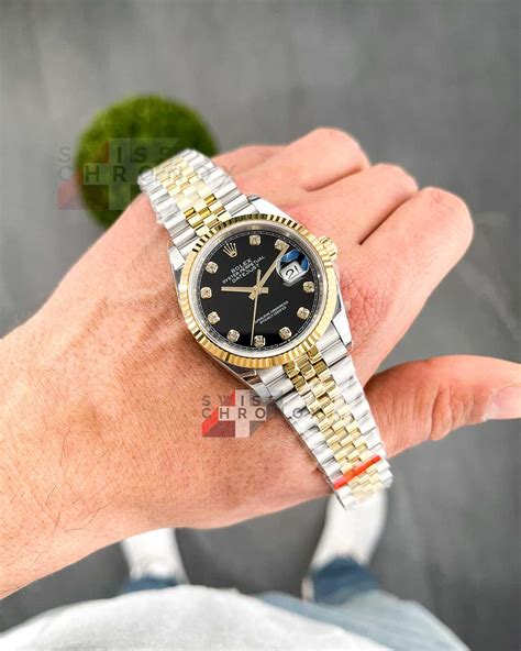 gents 36 mm jubilee two tone rolex 1972|rolex 1601 vs 1603.